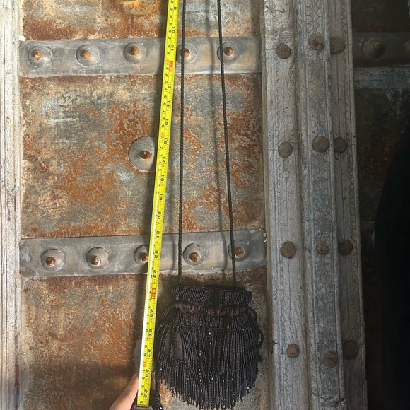 Beaded Fringe Mini Purse - Picture 3 of 5